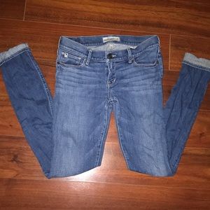 Abercrombie Kids Light Wash Skinny Jeans